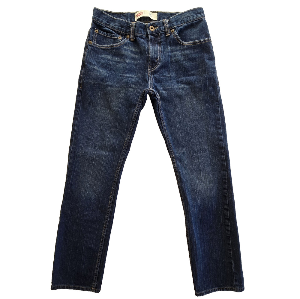 Levis 511 Slim Jeans Youth Size 18 Dark Wash Stretch Denim Casual Classic 29x29
